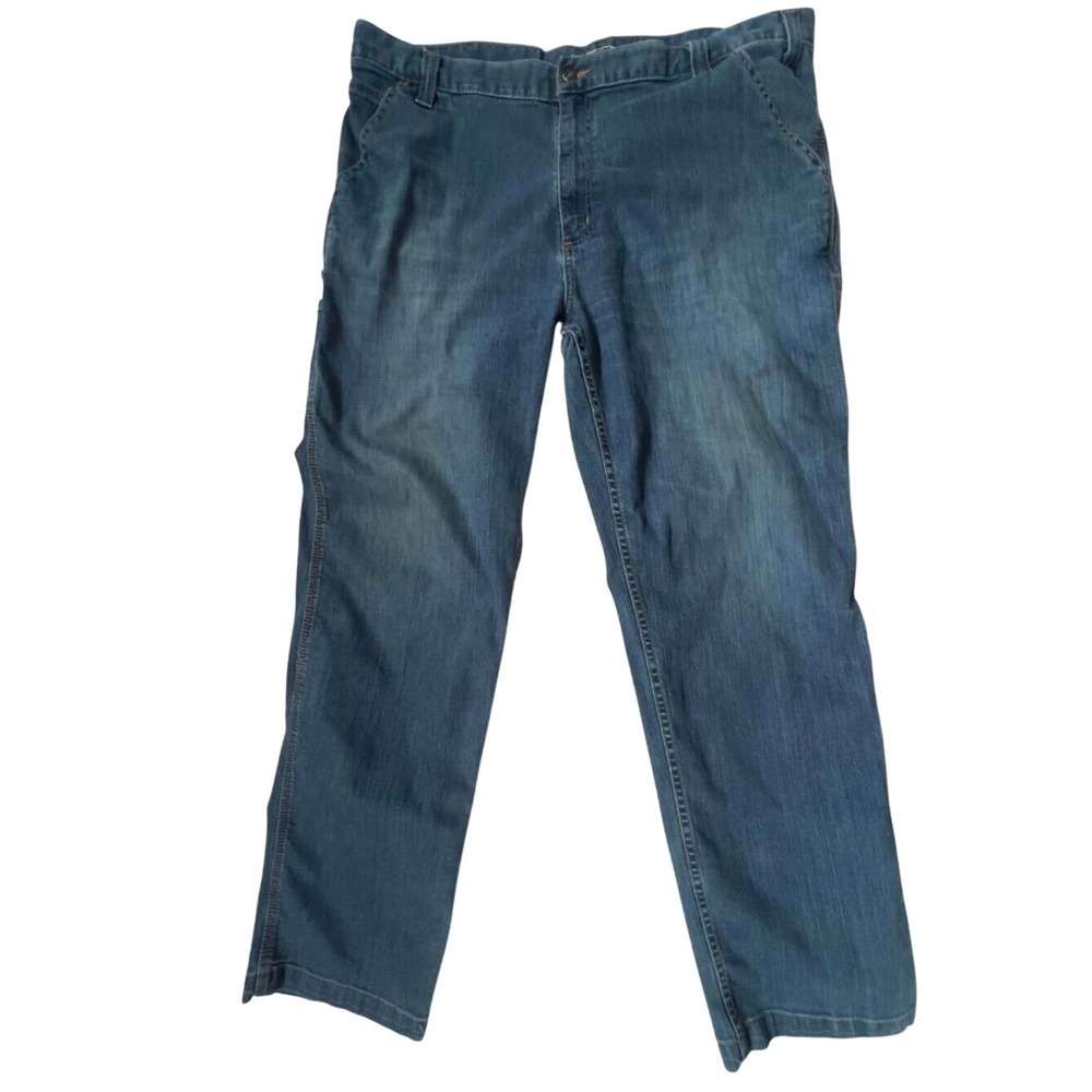 Carhartt Carpenter Jeans Blue Relaxed Fit Straight Leg 42x34